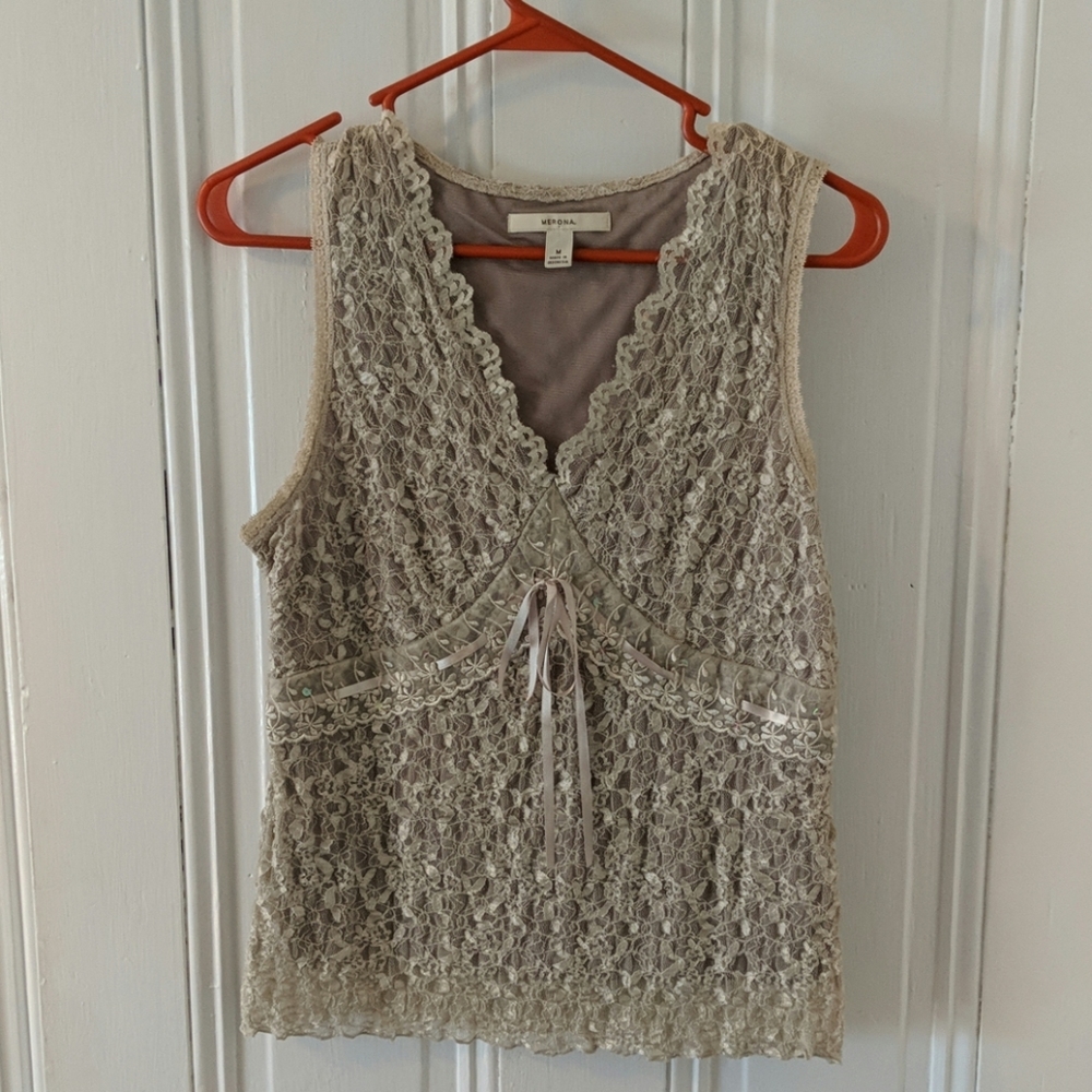 Merona Lace Tank